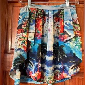 Zara floral skirt
